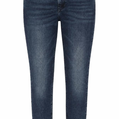 Topshop Womens Blue Cotton Skinny Jeans Size 28 in L30 in Regular Zip