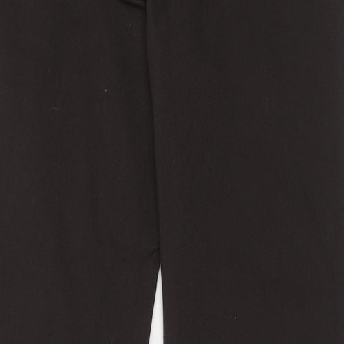 Marks and Spencer Womens Brown Cotton Straight Jeans Size 30 in Regular Zip