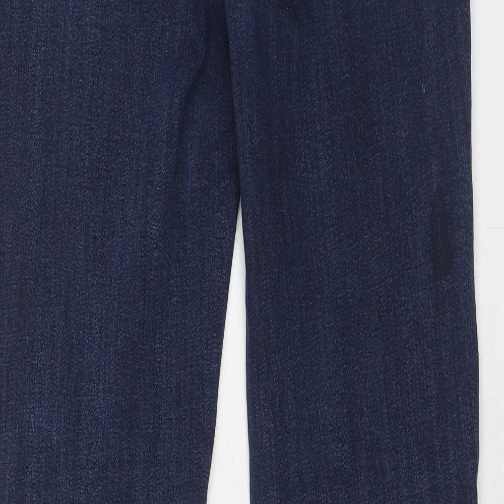 NEXT Womens Blue Cotton Jegging Jeans Size 10 Regular Zip
