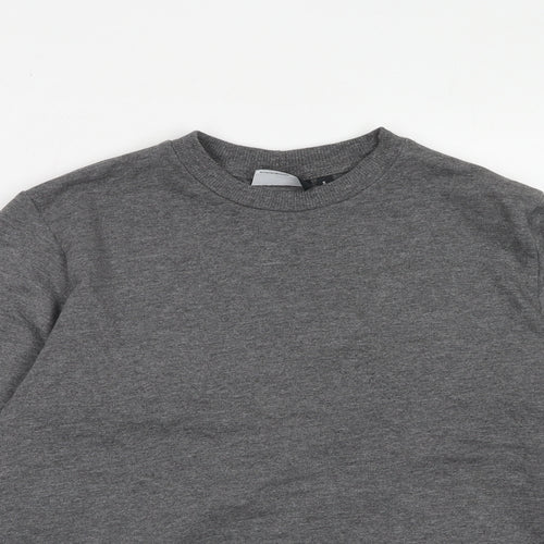 ASOS Womens Grey Cotton Pullover Sweatshirt Size 8 Pullover