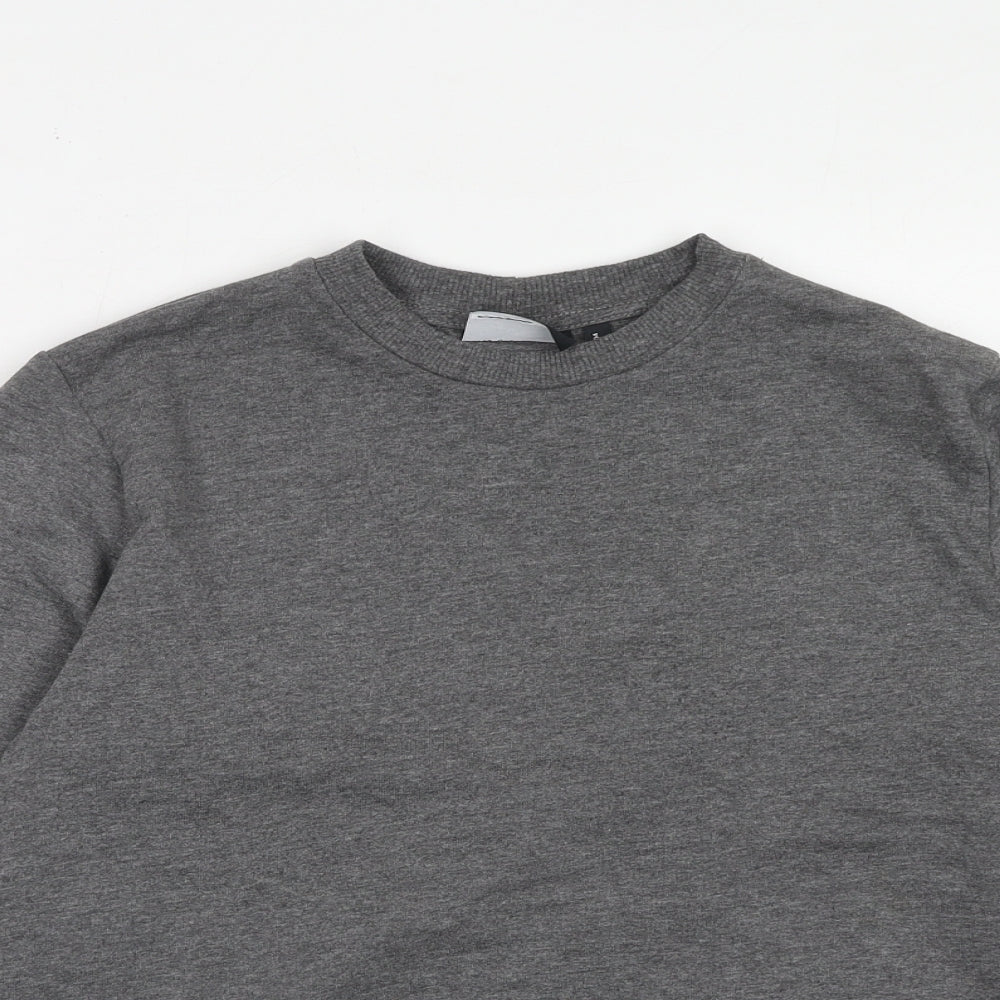 ASOS Womens Grey Cotton Pullover Sweatshirt Size 8 Pullover