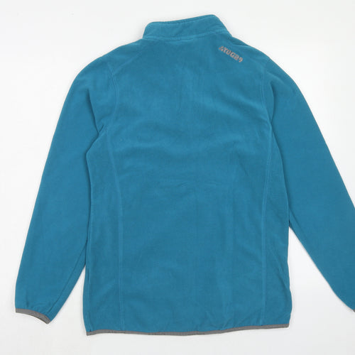 TOG24 Womens Blue Polyester Pullover Sweatshirt Size 14 Zip