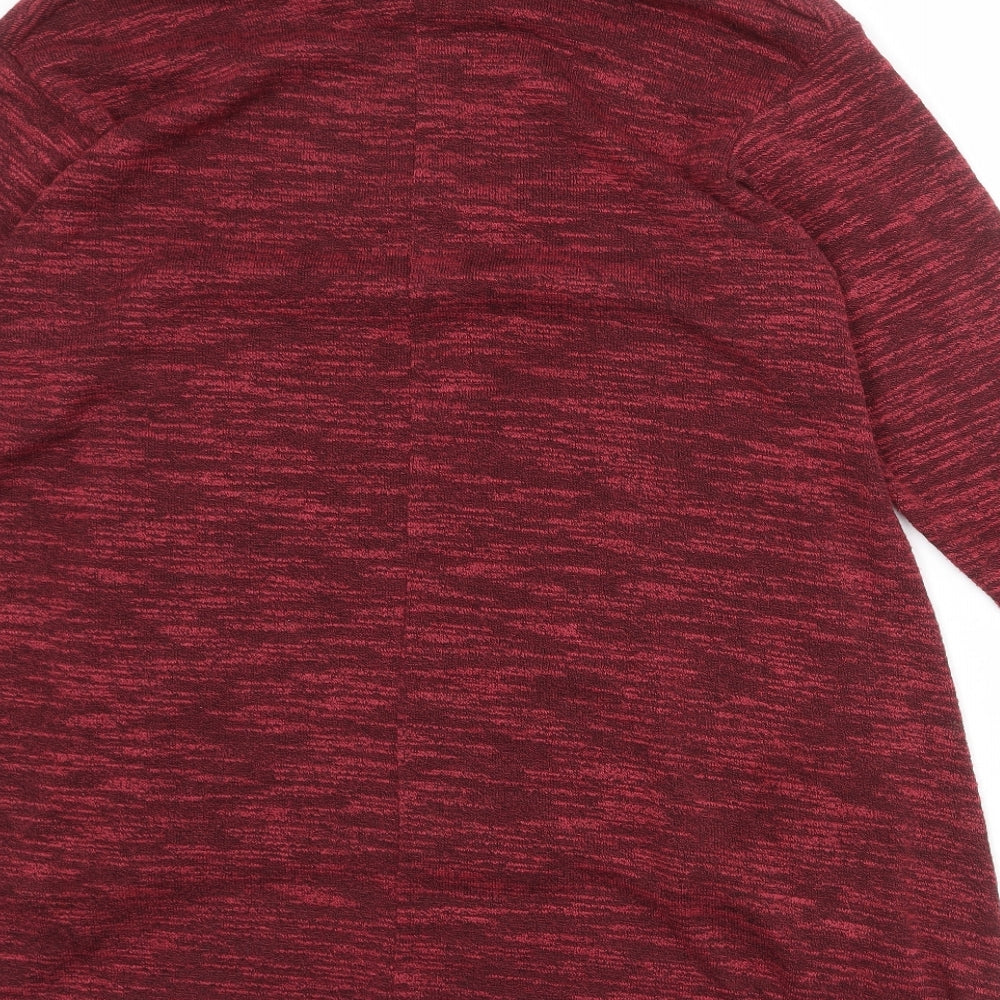 Saloos Womens Pink Roll Neck Polyester Pullover Jumper Size M