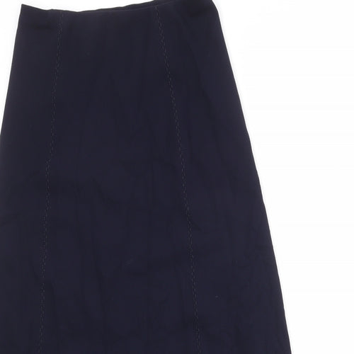 Marks and Spencer Womens Blue Viscose Swing Skirt Size 12