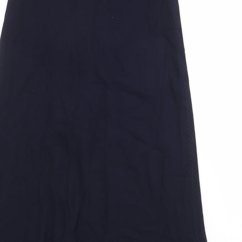 Marks and Spencer Womens Blue Viscose Swing Skirt Size 12