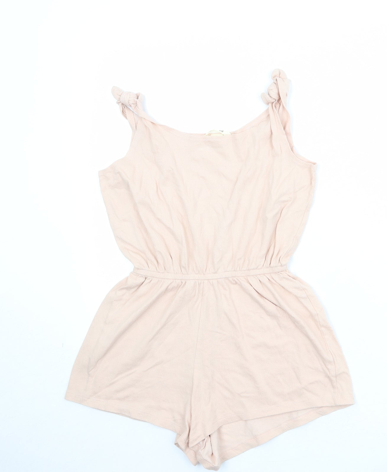 H&M Girls Pink Cotton Playsuit One-Piece Size 10-11 Years Pullover - Size 10-12