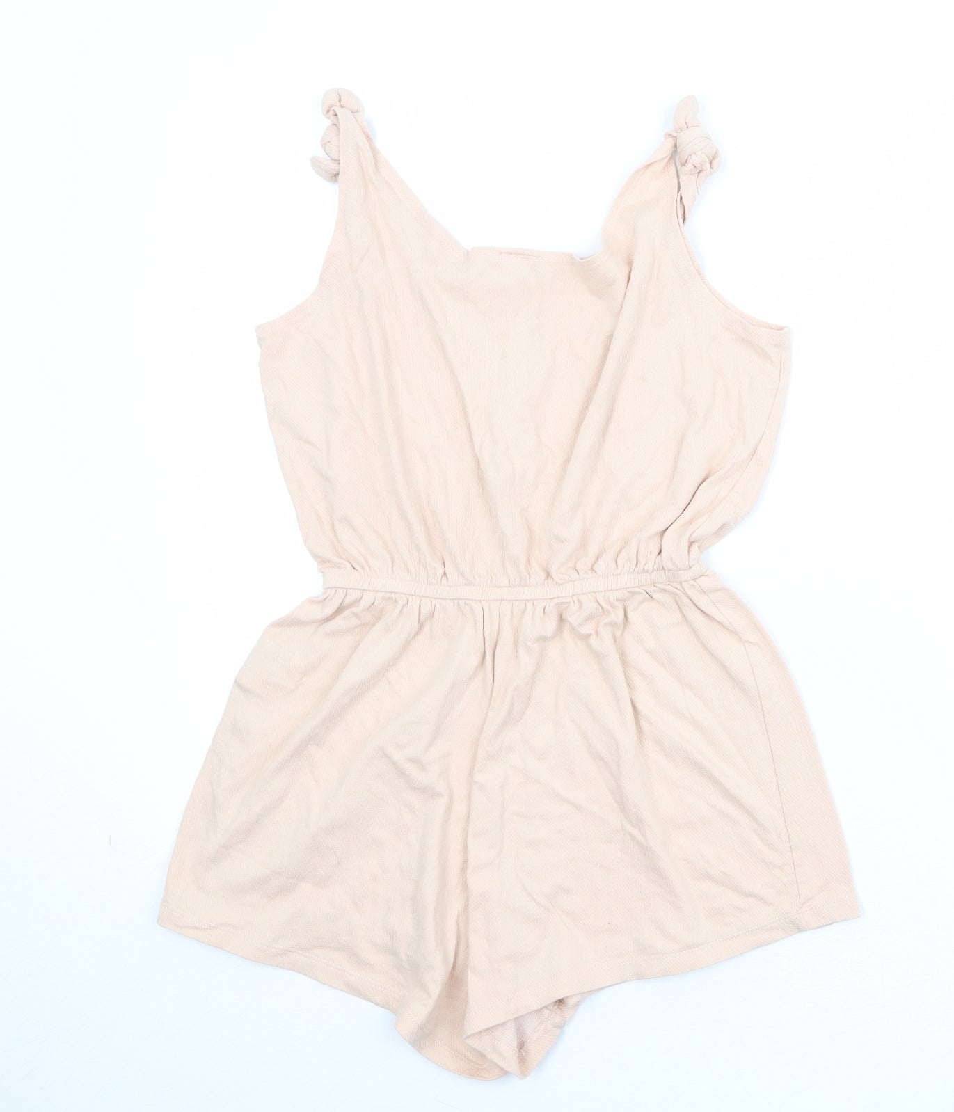 H&M Girls Pink Cotton Playsuit One-Piece Size 10-11 Years Pullover - Size 10-12