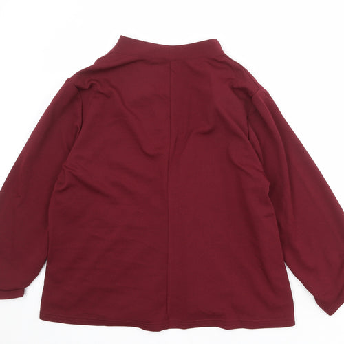 Mint Limit Womens Red Kimono Jacket Size 2XL