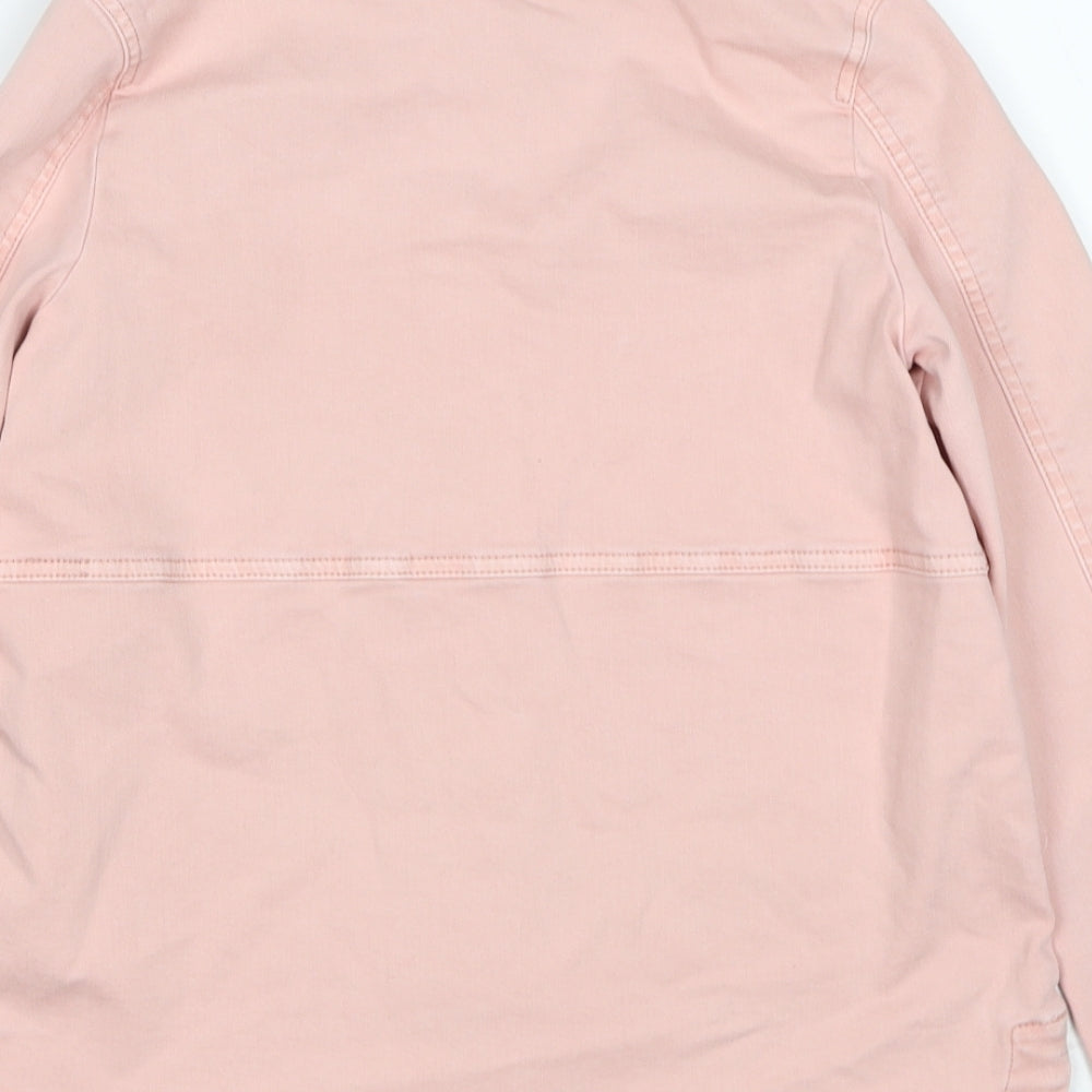 Joules Girls Pink Jacket Size 11-12 Years Snap