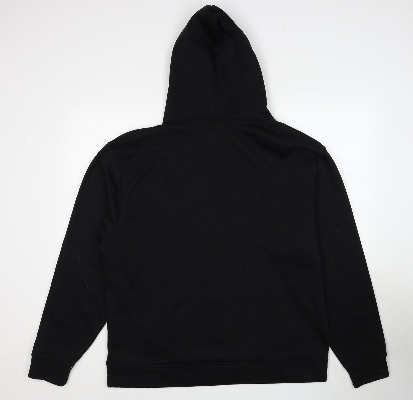 Italia Mens Black Cotton Pullover Hoodie Size 3XL