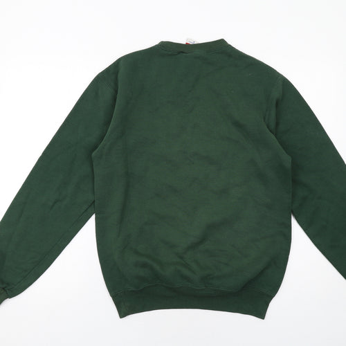 Champion Womens Green Cotton Pullover Sweatshirt Size S Pullover - Notre Dame