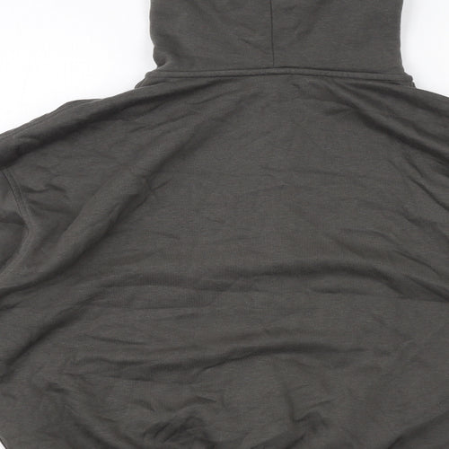 H&M Womens Grey Cotton Full Zip Hoodie Size S Zip - New York
