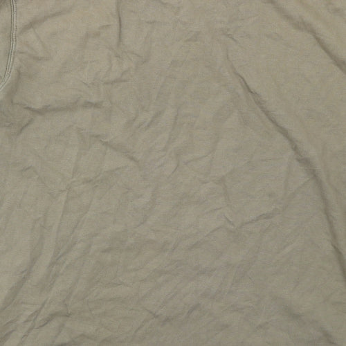 Animal Mens Green Cotton T-Shirt Size M Round Neck - Motel Animal