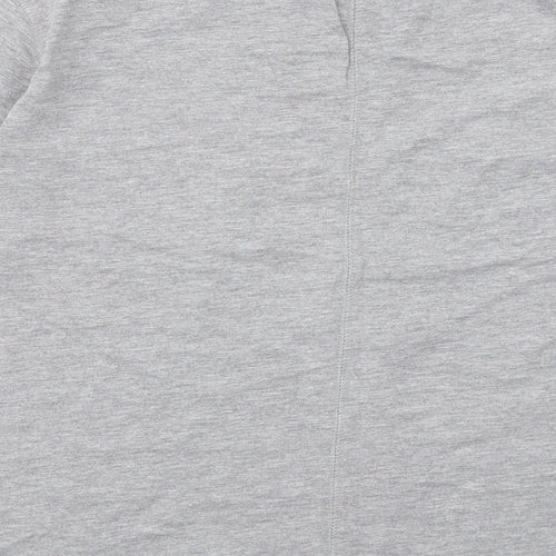 H&M Womens Grey Cotton Basic T-Shirt Size S Round Neck