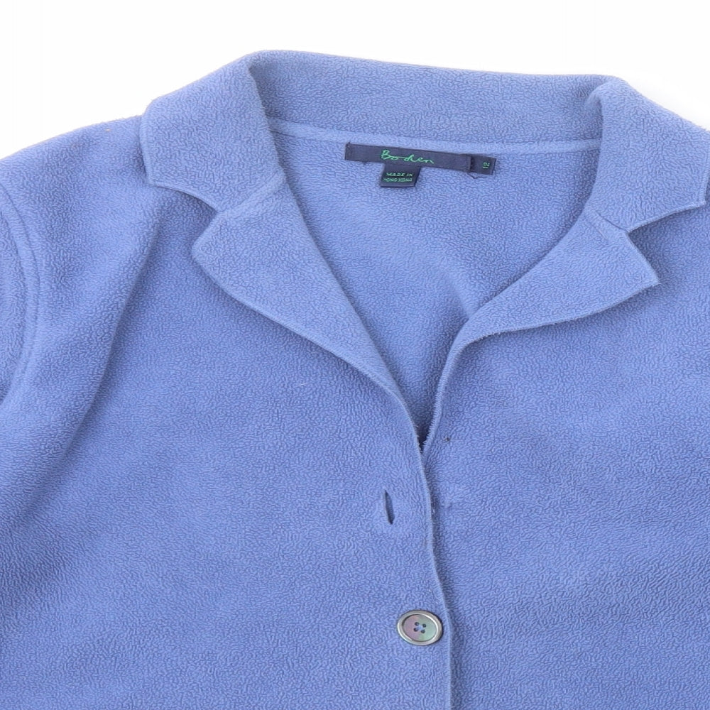 Boden Womens Blue Jacket Size 12