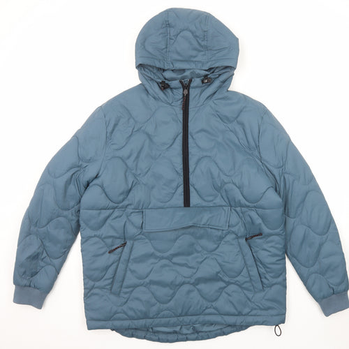 Good Move Womens Blue Anorak Jacket Size 12 Zip