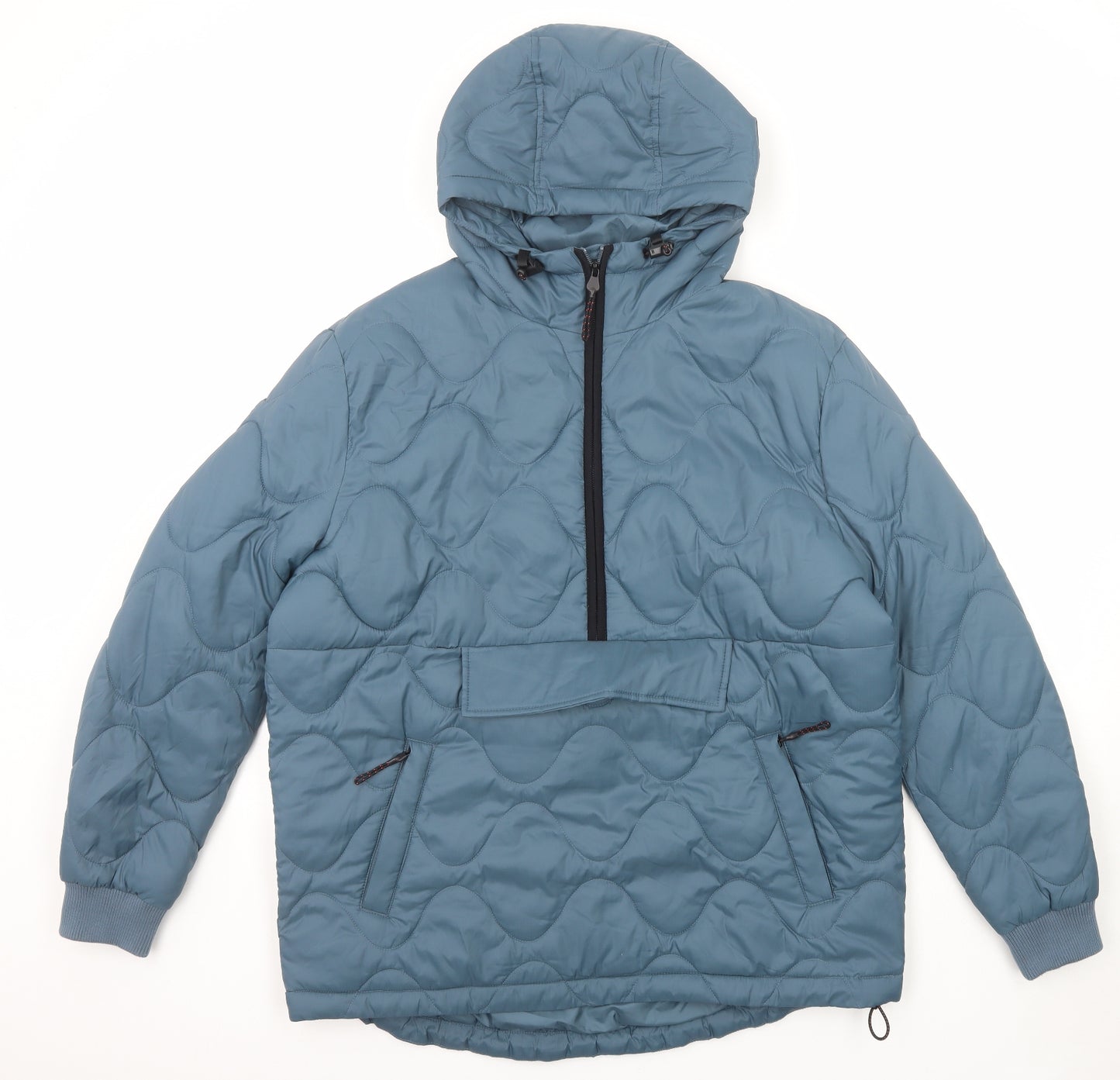 Good Move Womens Blue Anorak Jacket Size 12 Zip