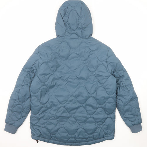 Good Move Womens Blue Anorak Jacket Size 12 Zip