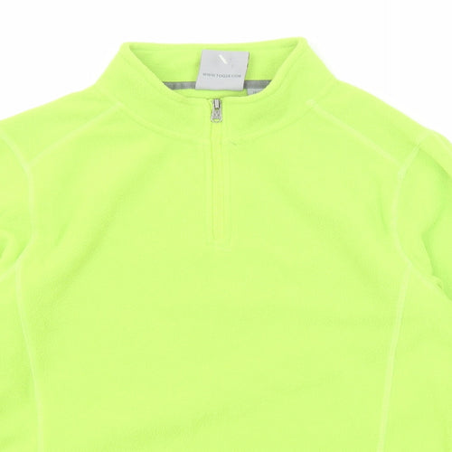 TOG24 Boys Green Polyester Pullover Sweatshirt Size 13 Years Zip