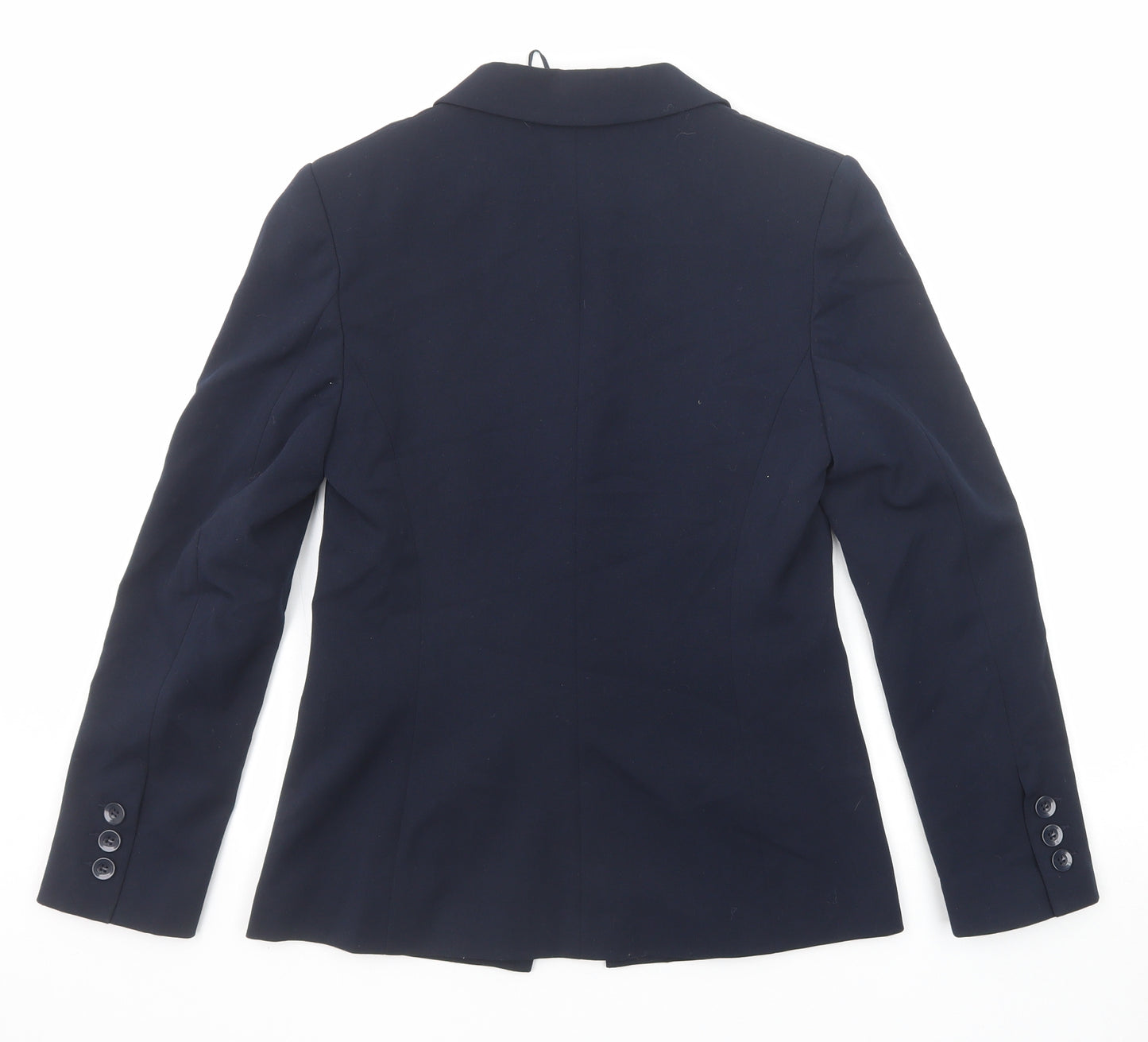 Marks and Spencer Womens Blue Polyester Jacket Suit Jacket Size 10
