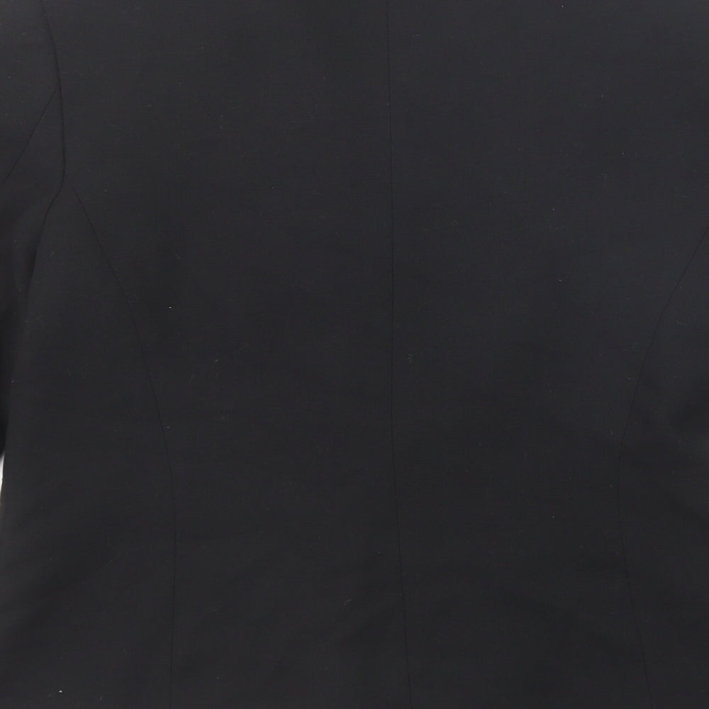 Marks and Spencer Womens Black Jacket Blazer Size 10 Button