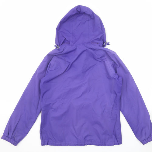 Hi Gear Womens Purple Windbreaker Jacket Size 12 Zip
