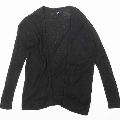 Gap Womens Black V-Neck Acrylic Cardigan Jumper Size S