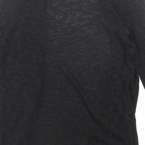 Gap Womens Black V-Neck Acrylic Cardigan Jumper Size S