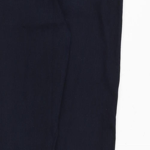 Dorothy Perkins Womens Blue Cotton Skinny Jeans Size 14 Regular Zip