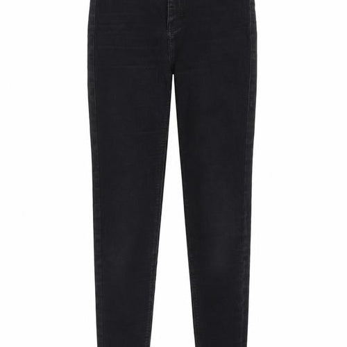 Topshop Womens Black Cotton Skinny Jeans Size 26 Regular Zip