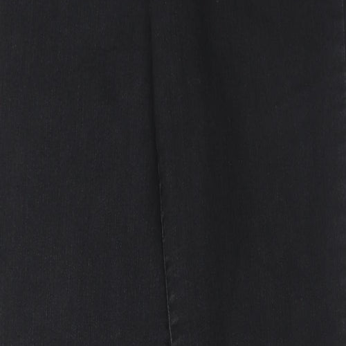 THE WHITE COMPANY Womens Black Cotton Jegging Jeans Size 12 Regular