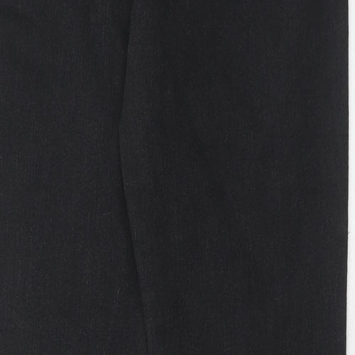 THE WHITE COMPANY Womens Black Cotton Jegging Jeans Size 12 Regular