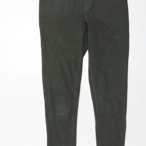 Marks and Spencer Womens Green Cotton Jegging Jeans Size 10 Regular