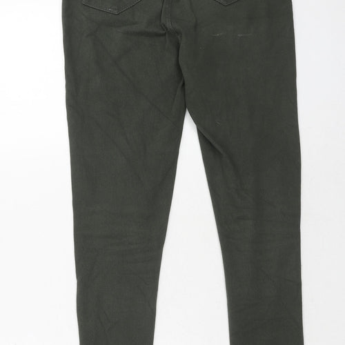 Marks and Spencer Womens Green Cotton Jegging Jeans Size 10 Regular