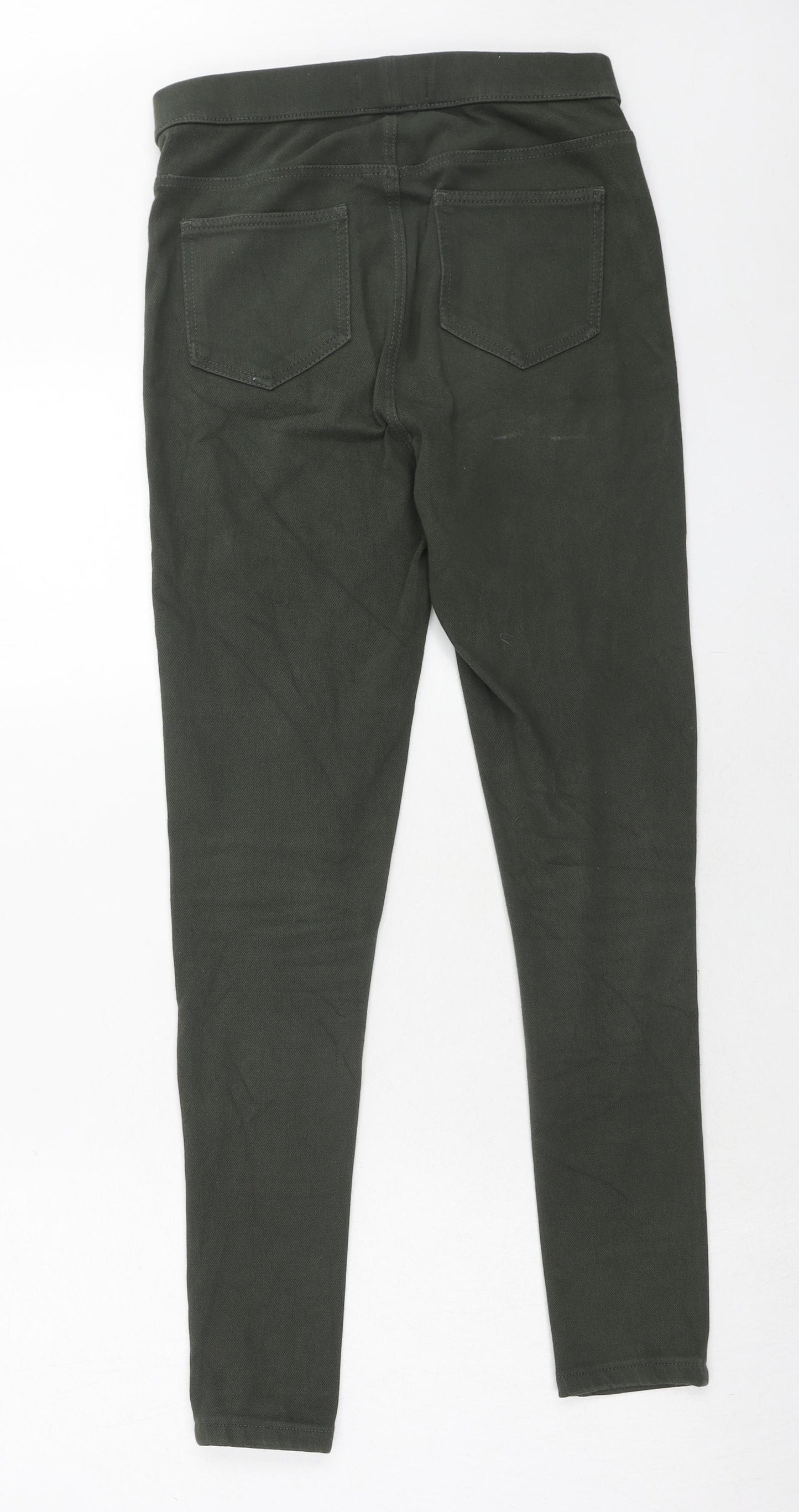 Marks and Spencer Womens Green Cotton Jegging Jeans Size 10 Regular