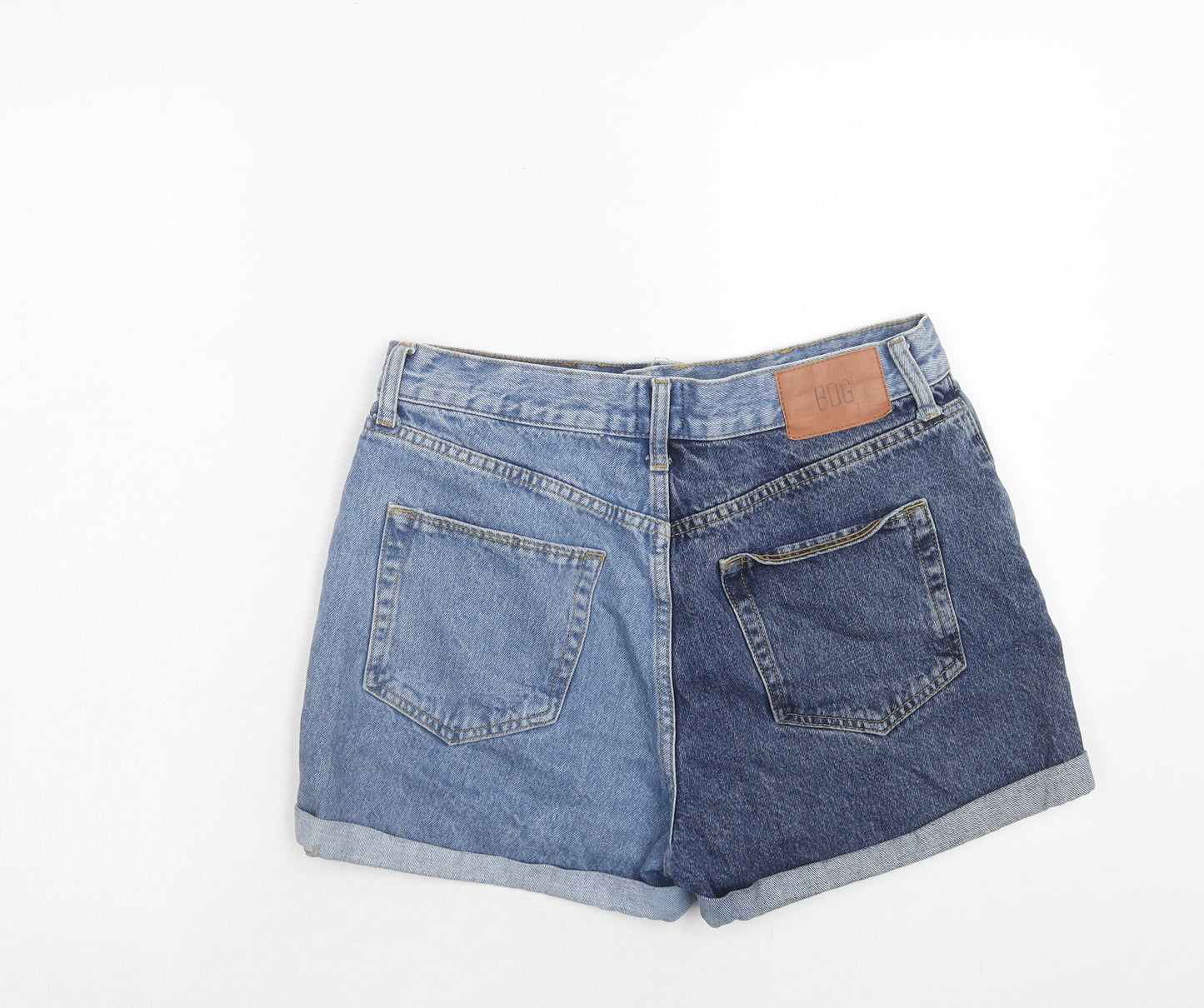 BDG Womens Blue Cotton Hot Pants Shorts Size 30 in Regular Zip