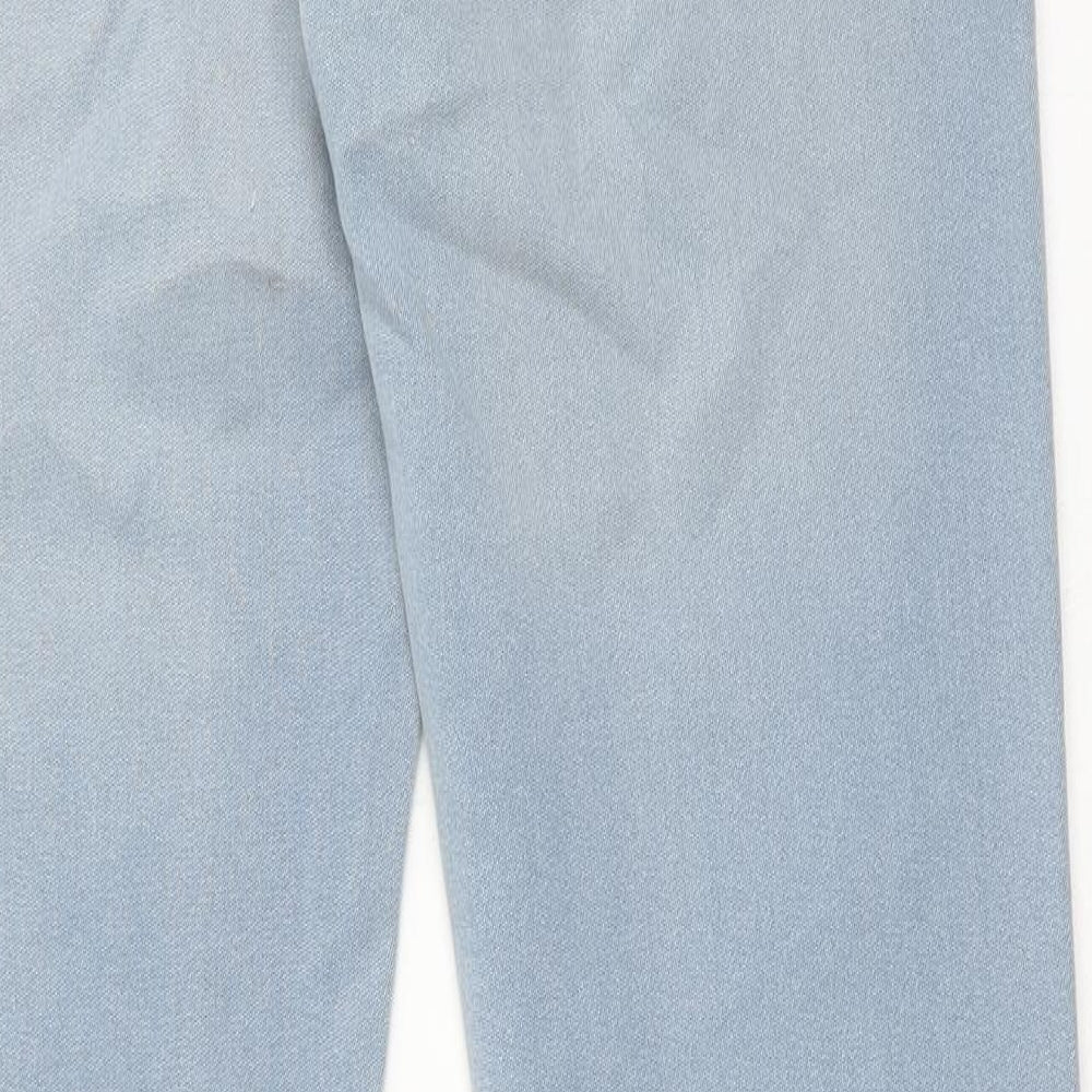 HUGO BOSS Mens Blue Cotton Skinny Jeans Size 31 in L34 in Regular Zip