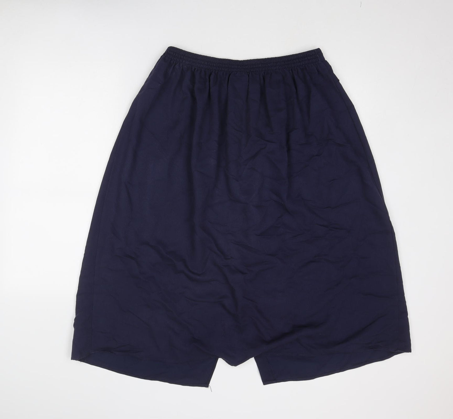 BHS Womens Blue Viscose Swing Skirt Size 18
