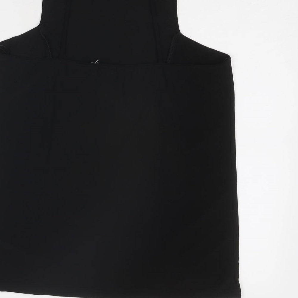 River Island Womens Black Polyester Camisole Tank Size 18 Square Neck