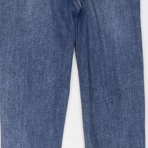 Levi's Womens Blue Cotton Skinny Jeans Size 27 in Regular Zip