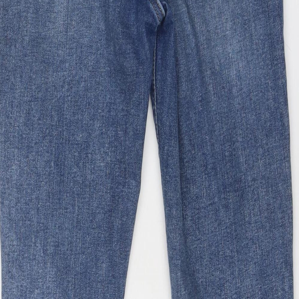 Levi's Womens Blue Cotton Skinny Jeans Size 27 in Regular Zip