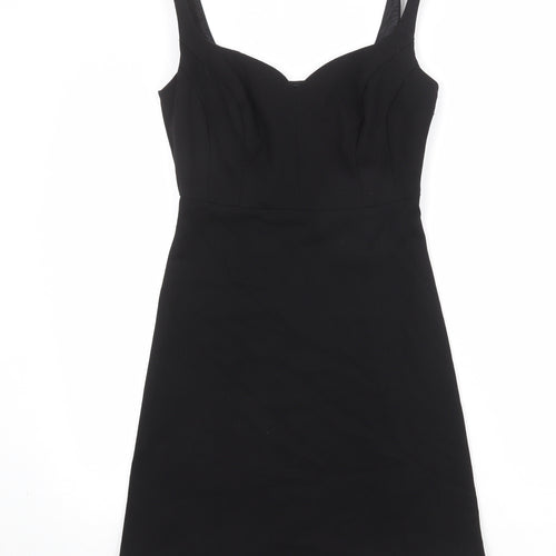 Pepperberry Womens Black Polyester Mini Size 8 Sweetheart Pullover