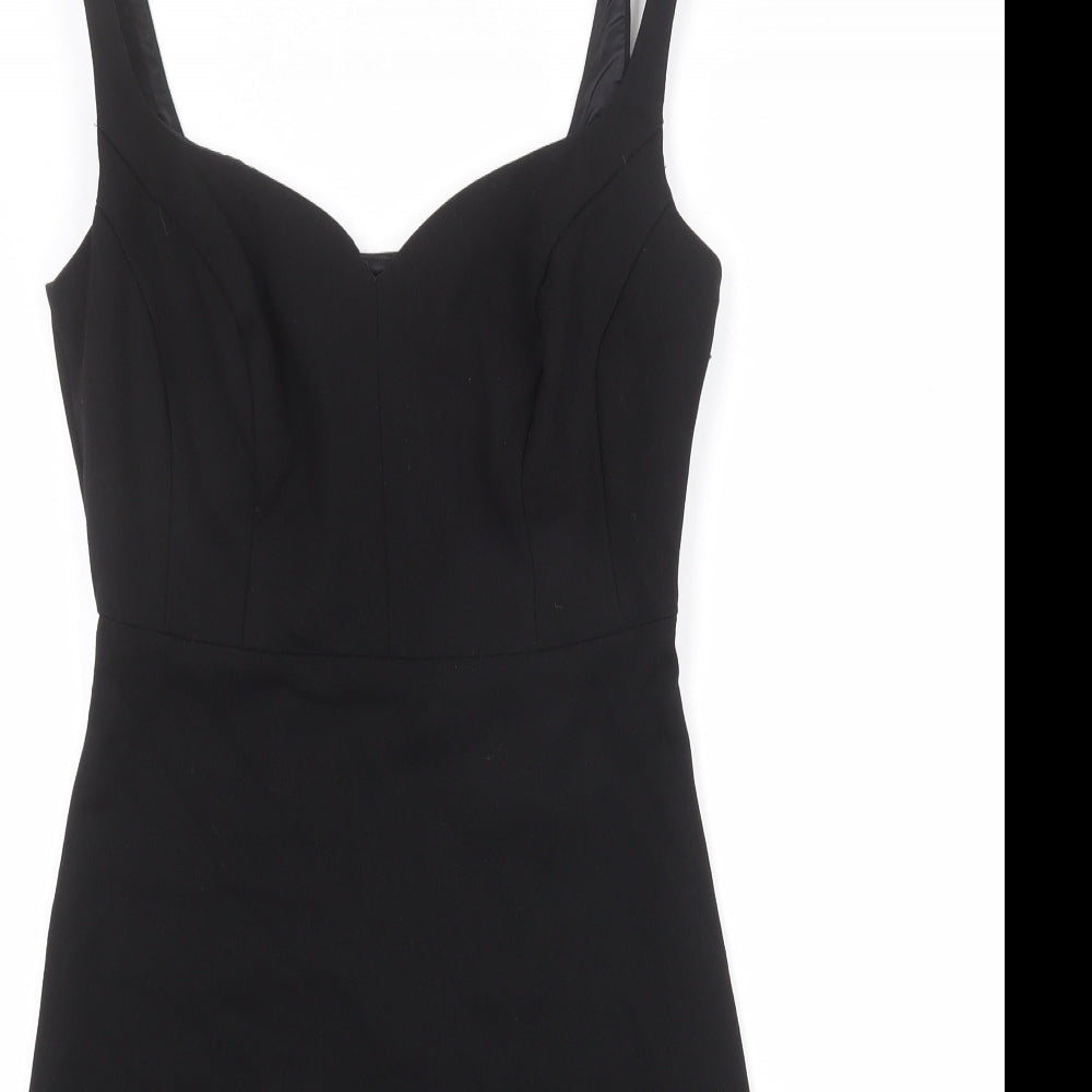 Pepperberry Womens Black Polyester Mini Size 8 Sweetheart Pullover