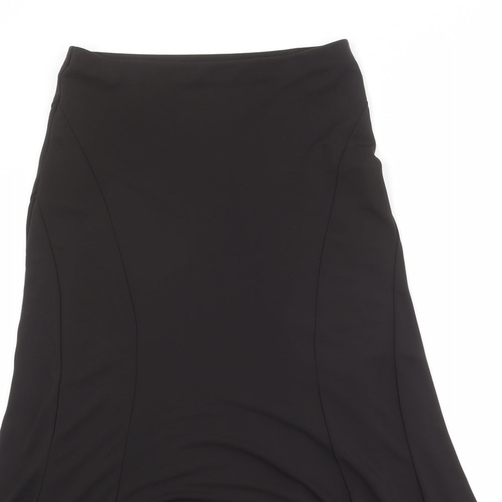 Marks and Spencer Womens Black Polyester Swing Skort Size 10