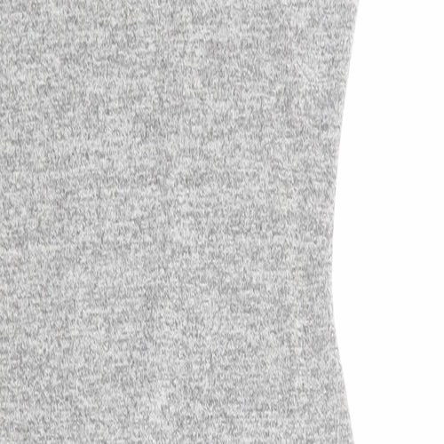 Miss Glitz Womens Grey Polyester Shift Size S Roll Neck Pullover - Size S-M