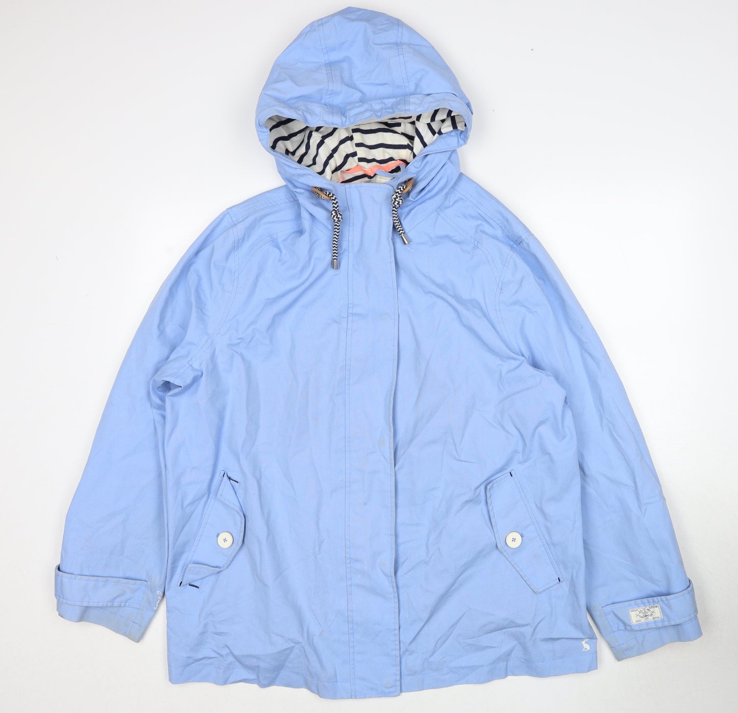 Joules Womens Blue Jacket Size 20 Zip