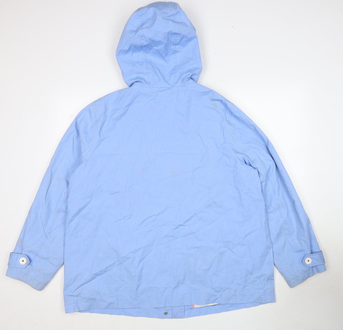 Joules Womens Blue Jacket Size 20 Zip