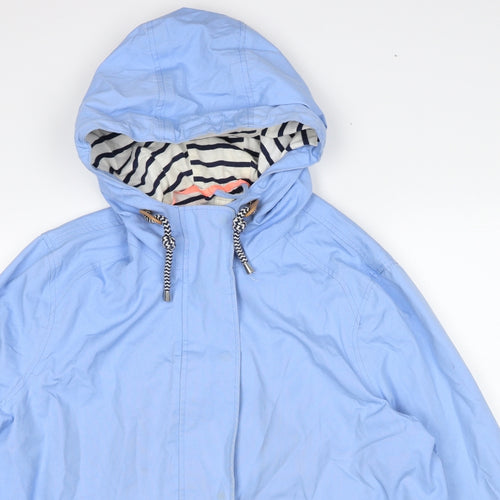 Joules Womens Blue Jacket Size 20 Zip
