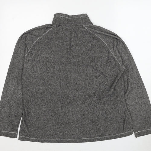 Regatta Womens Grey Striped Polyester Pullover Sweatshirt Size 10 Pullover