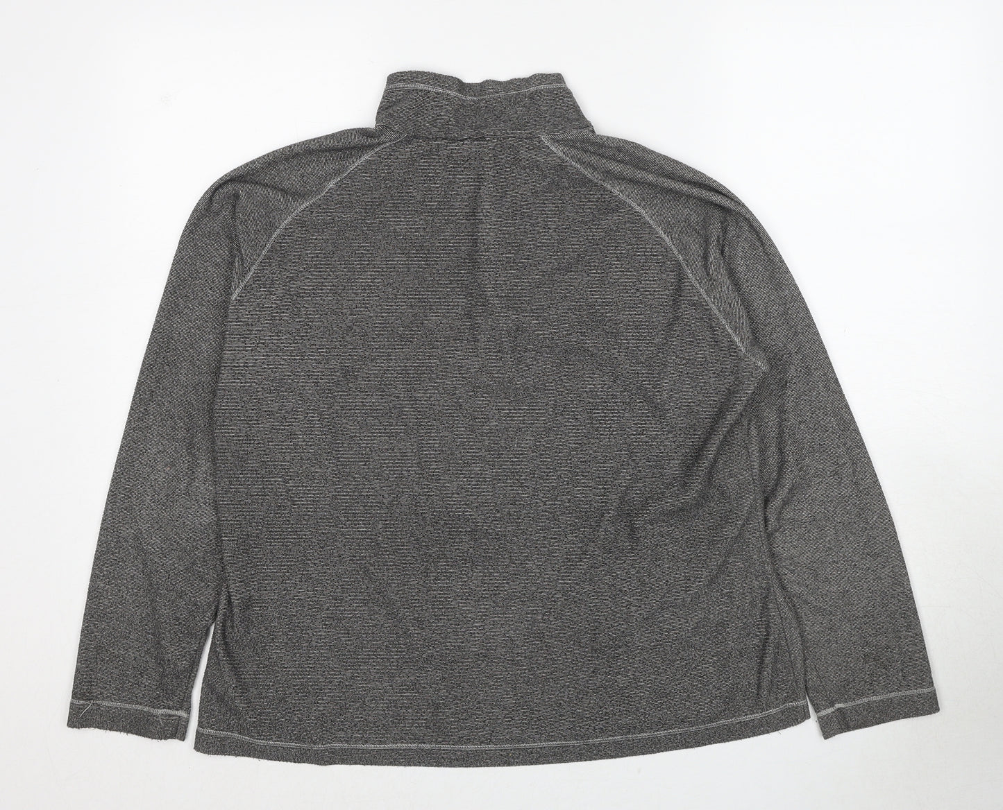 Regatta Womens Grey Striped Polyester Pullover Sweatshirt Size 10 Pullover